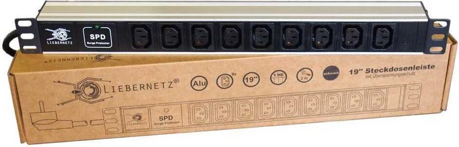 Liebernetz 19 inch 1U statīva PDU