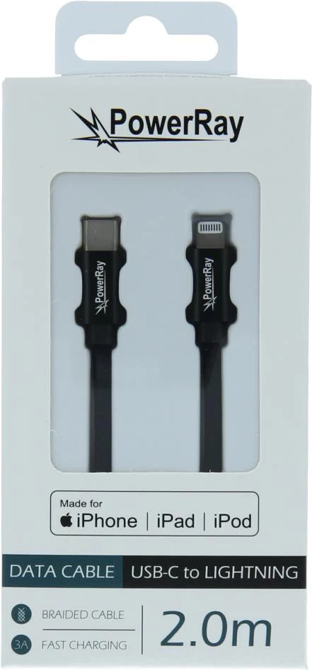 PowerRay USB-C uz Lightning MFi pīts