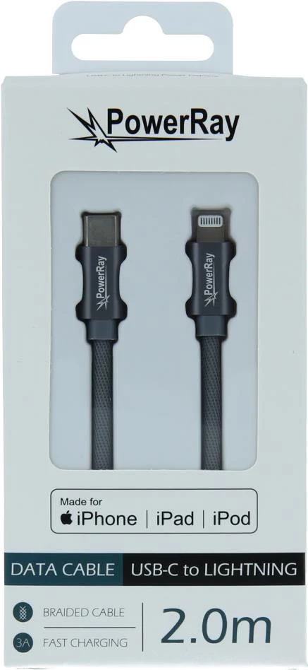 PowerRay USB-C uz Lightning MFi pīts