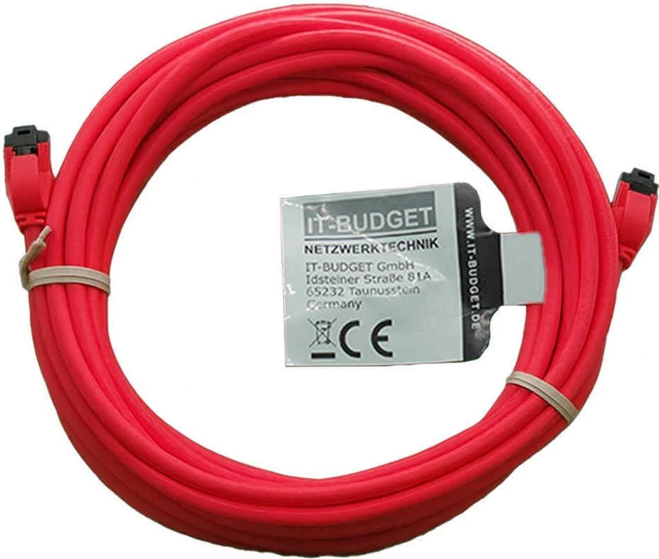IT-BUDGET Vollkupfer Premium Patchkabel - Slim