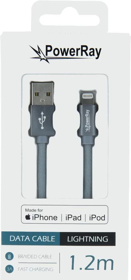 PowerRay USB uz Lightning MFi pīts