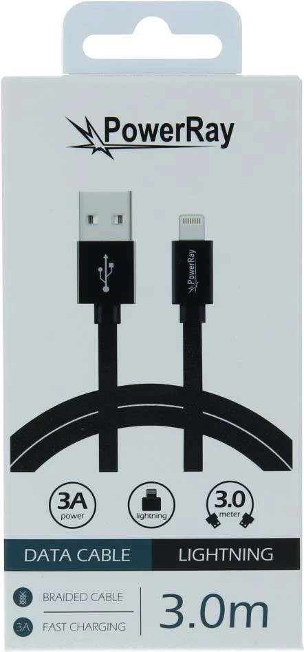 PowerRay USB uz Lightning datu kabelis
