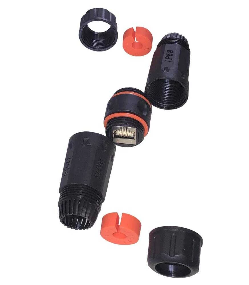 IT-BUDGET Ūdensdrošs RJ45 savienotājs IP68 Cat