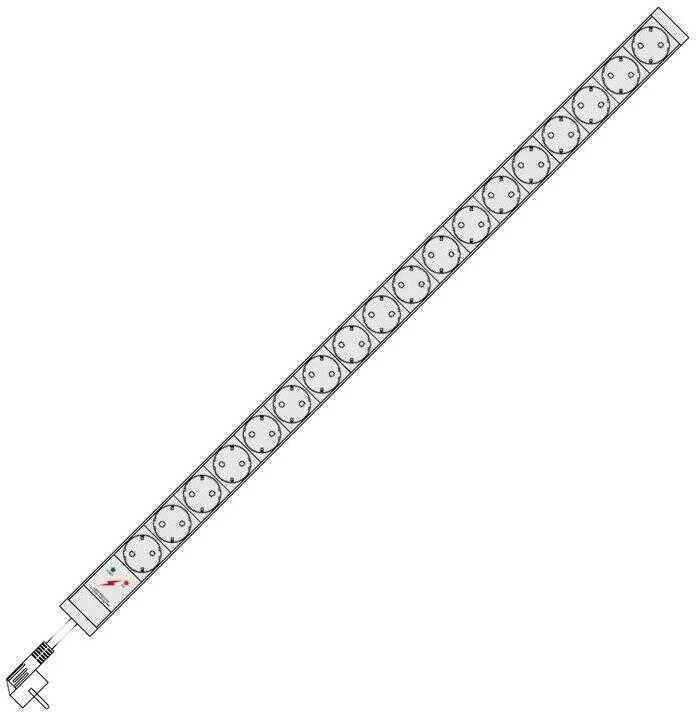 Liebernetz 18 ligzdu Schuko rack PDU
