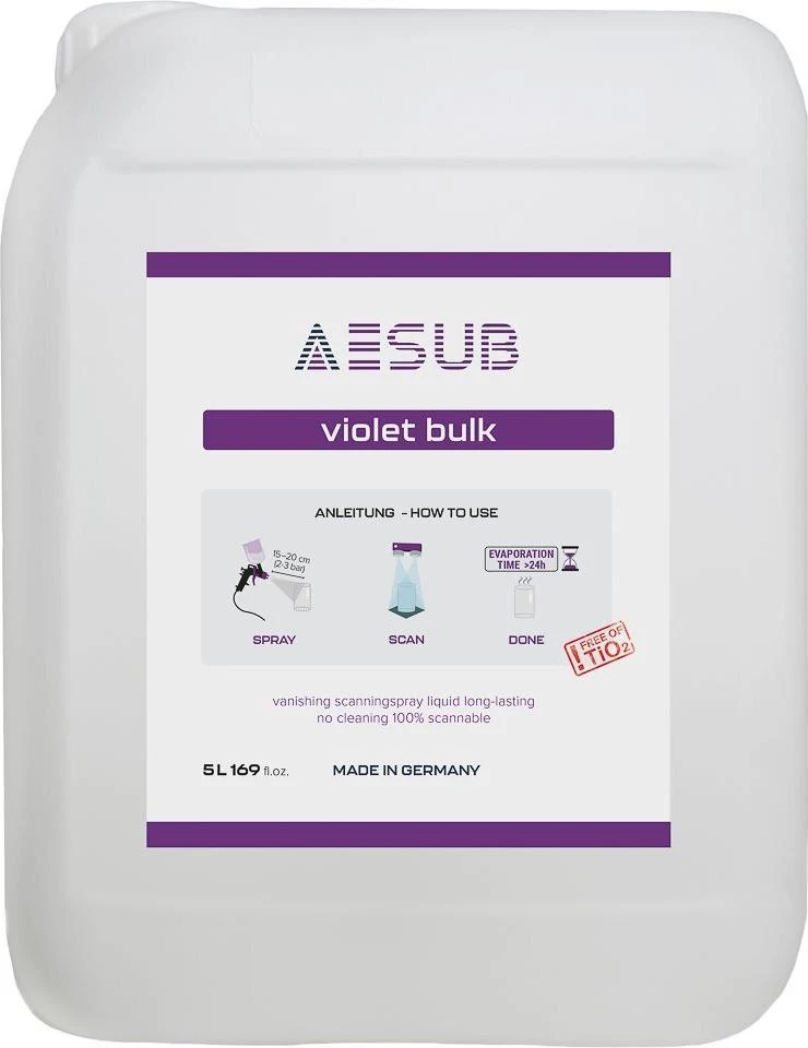 AESUB Violet Bulk 5L izzūdošais 3D
