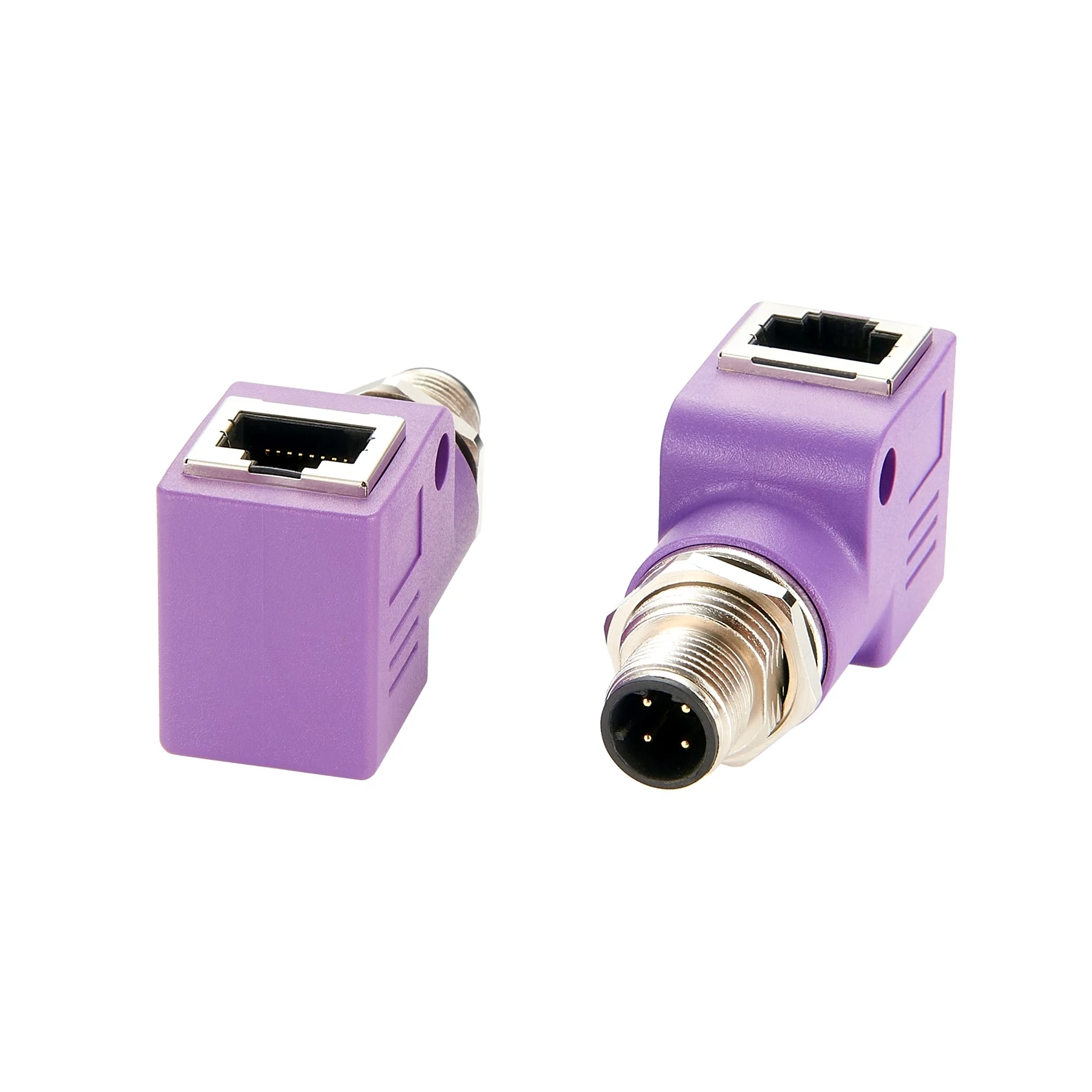 EXSYS EX-49522 M12 D-Code 4-pin vītņuzgriežņa