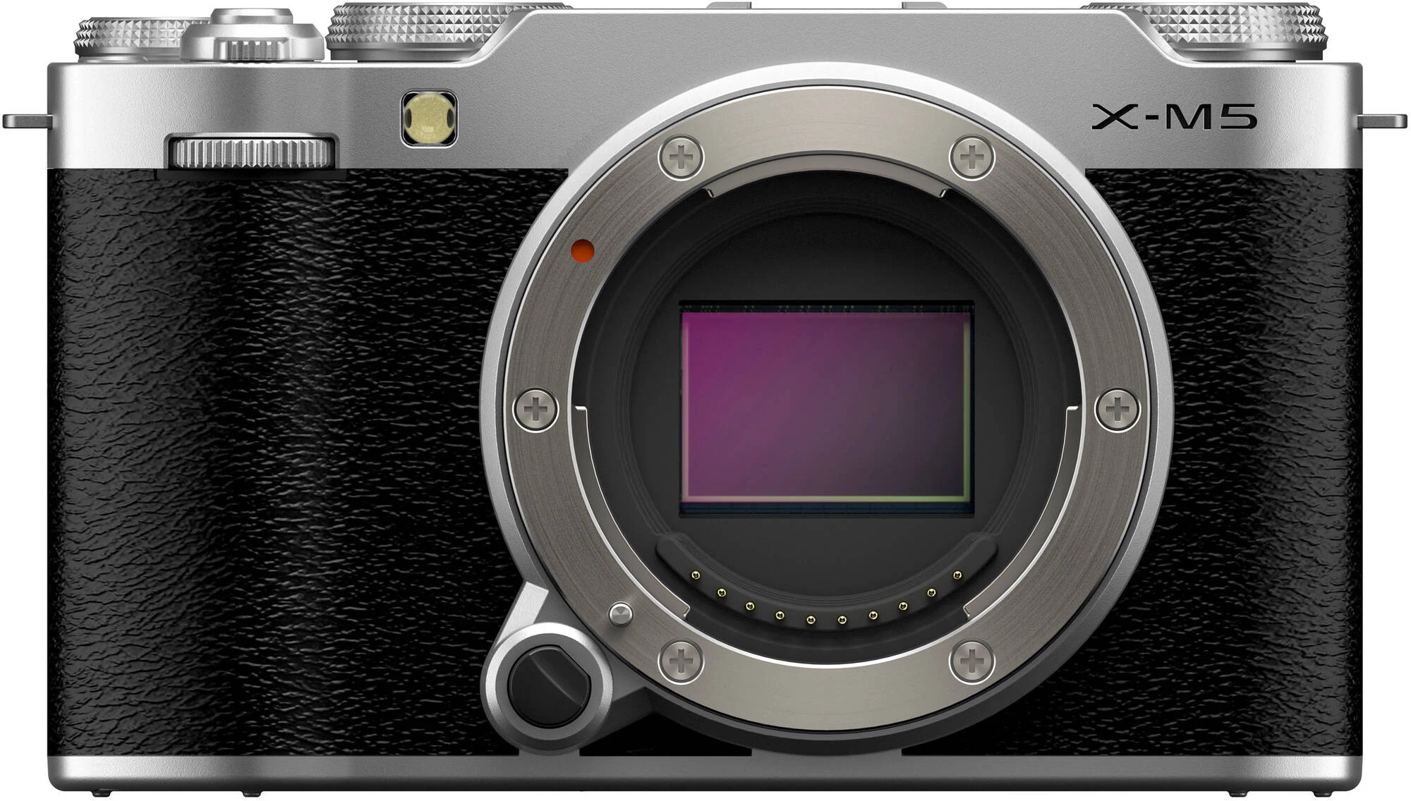 Fujifilm X-M5 bezspoguļa kameras korpuss, sudraba