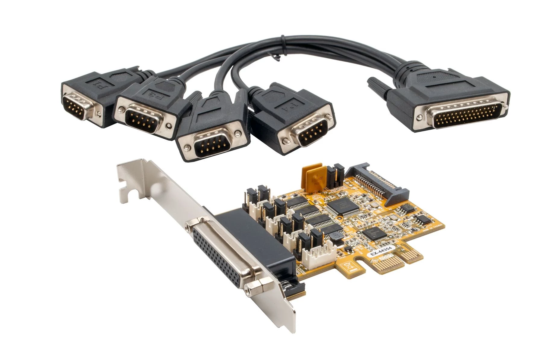 EXSYS EX-44354 4 portu PCIe RS-232