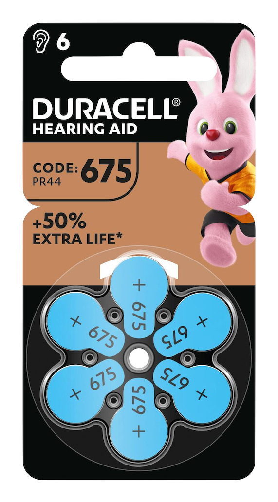 Duracell EasyTab 675 PR44 cinka-gaisa baterijas