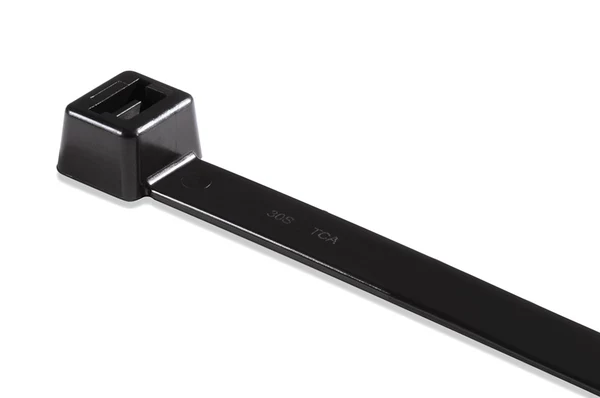 HellermannTyton T120R melns PA66 kabeļu savilcējs