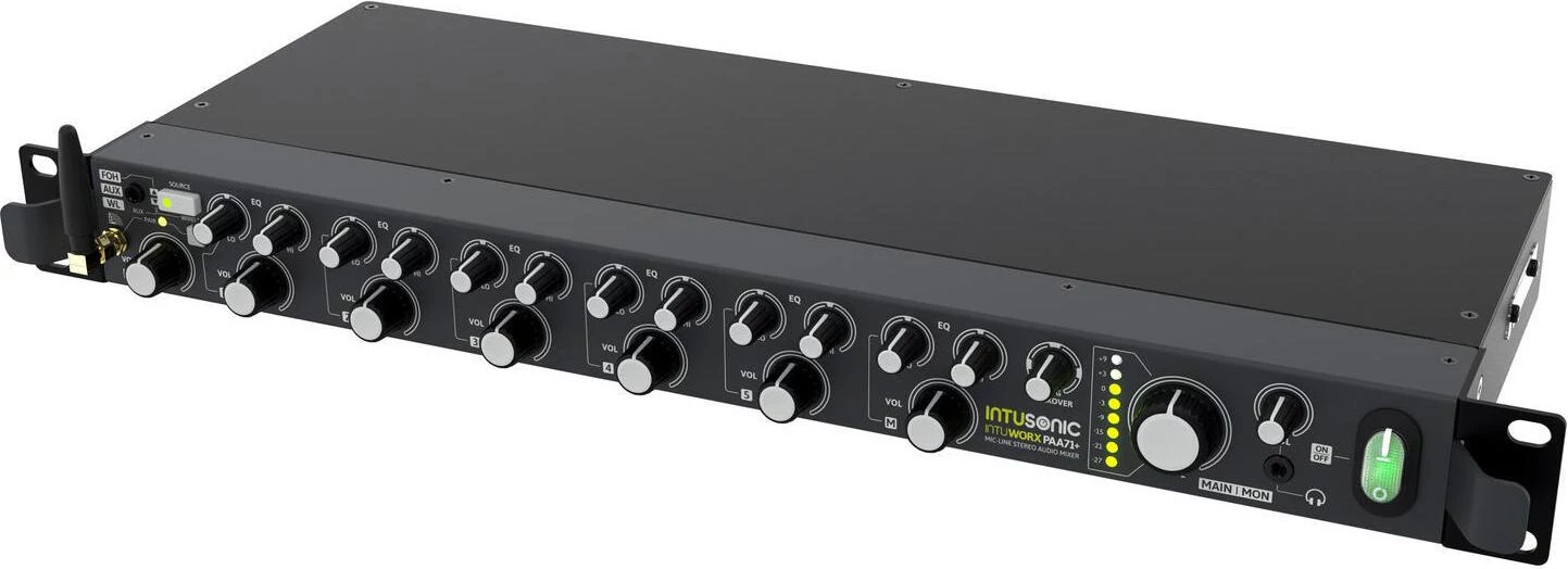INTUSONIC PAA71+ Mikrofona līnijas mikseris 7