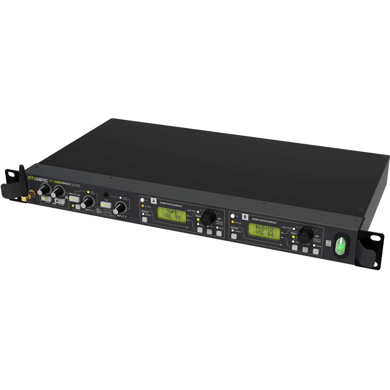 INTUSONIC HMA72 2 zonu audio maršrutētājs