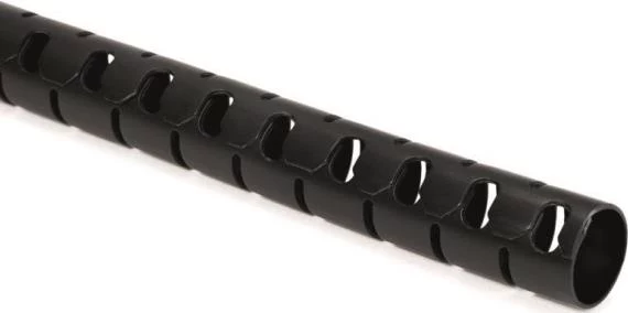 HellermannTyton HWPP25/2-BK šķeltā gofrētā caurule, 25
