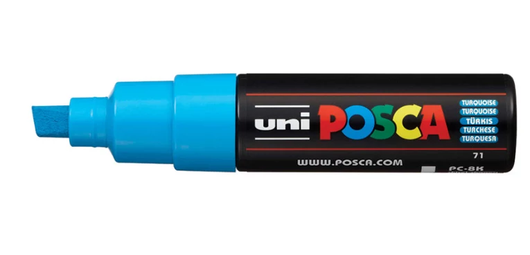 POSCA Uni-Ball marķieris UNI PC-8K tirkīza