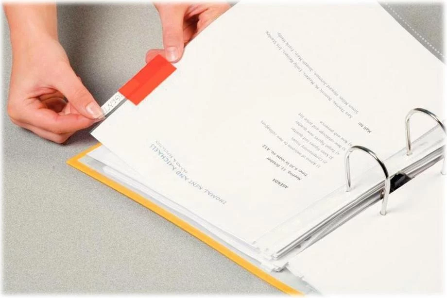 LEITZ Esselte Full-View Index Tabs, caurspīdīga