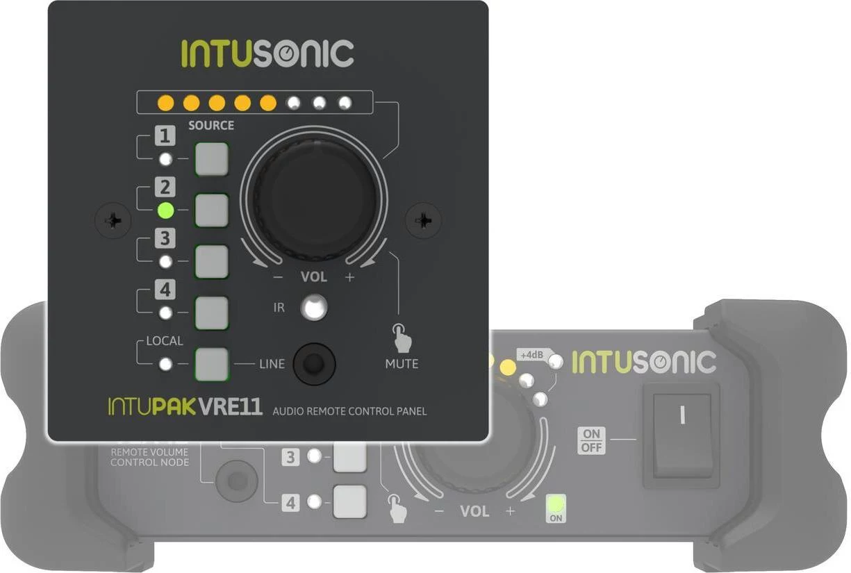 INTUSONIC VRE11 tālvadības panelis VRA1100 pastiprinātājam