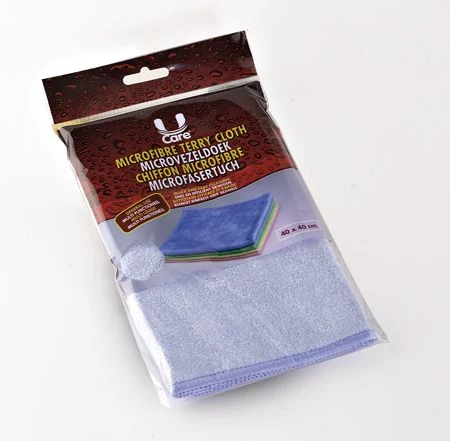 IWH mikrošķiedras tīrīšanas lupatiņa zila 40x38
