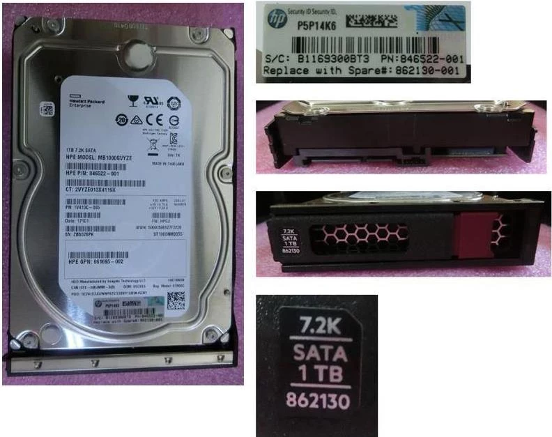 HPE 1TB SATA 6G 7.2K