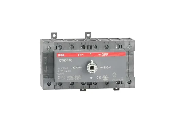 ABB OT80F4C 4-polų 80A pārslēgšanas slēdzis