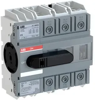 ABB OT160G03K slodzes pārtraucējs-atdalītājs 3-poliem 160A