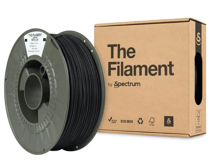 SPECTRUM The Filament PETG CF melns
