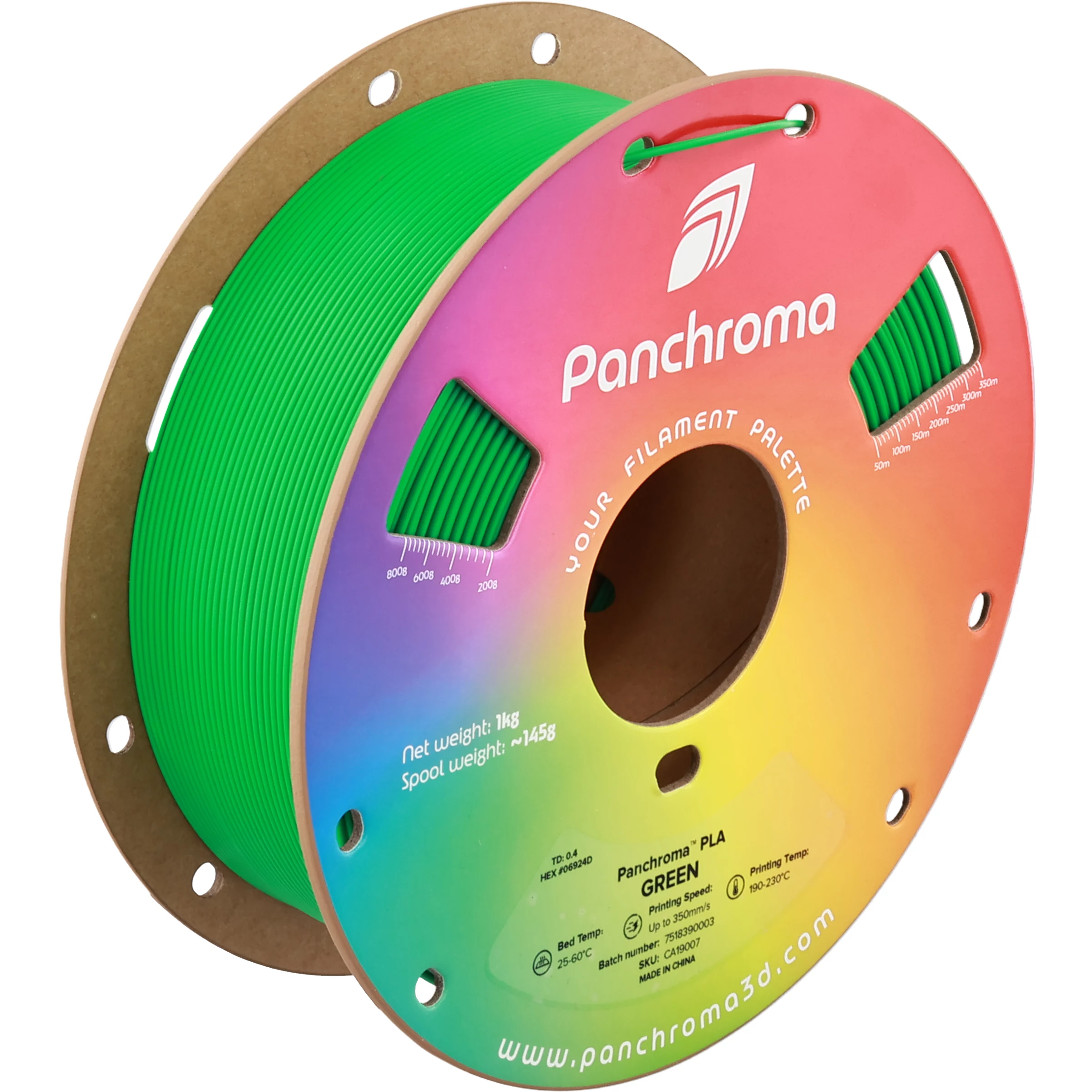 Polymaker PolyTerra PLA 1.75mm zaļš