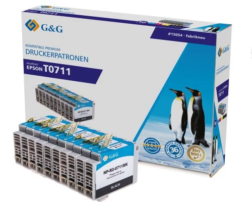 G&G saderīgs tintes kārtridžu komplekts Canon