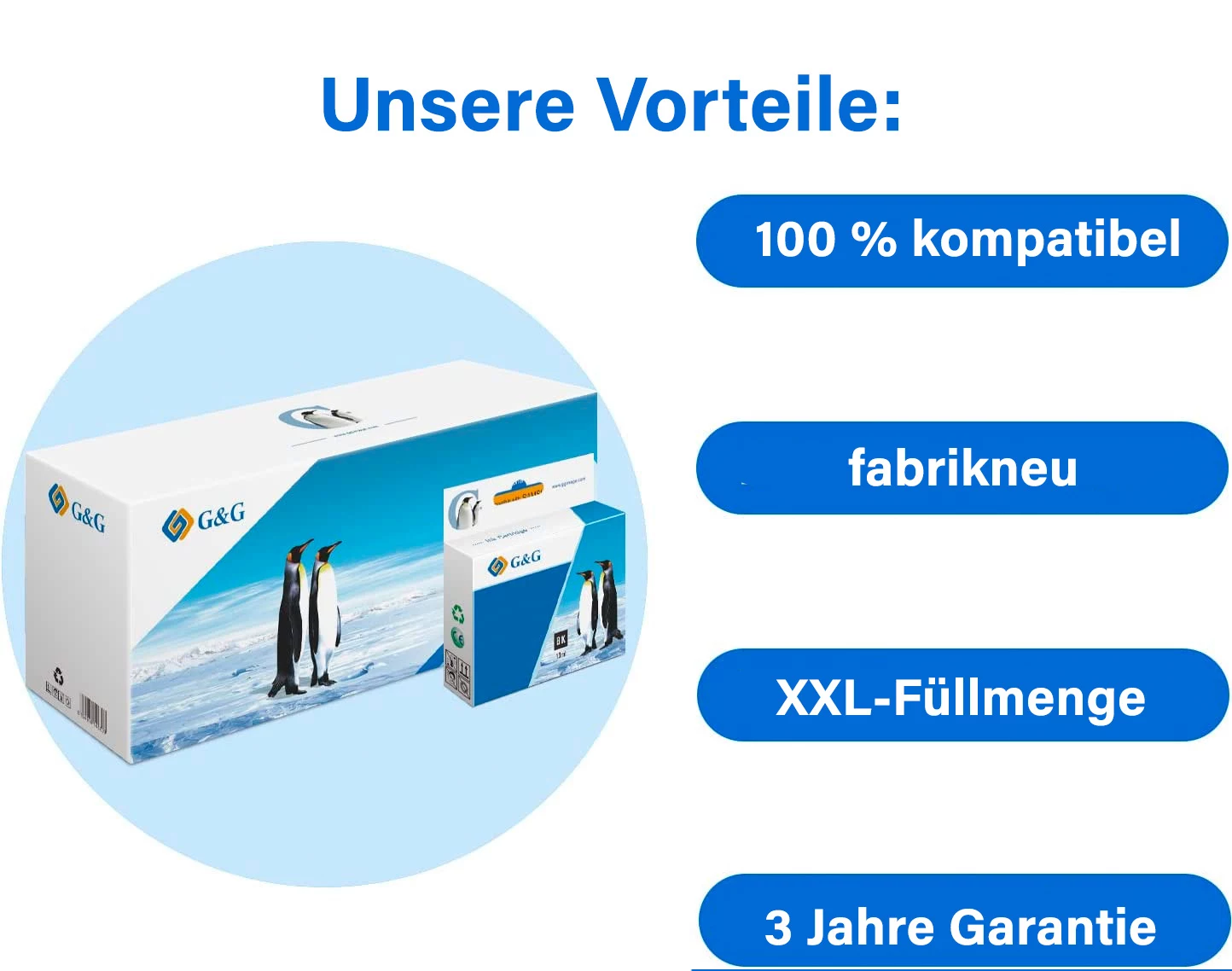 G&G XXL tonera kasetne, saderīga ar