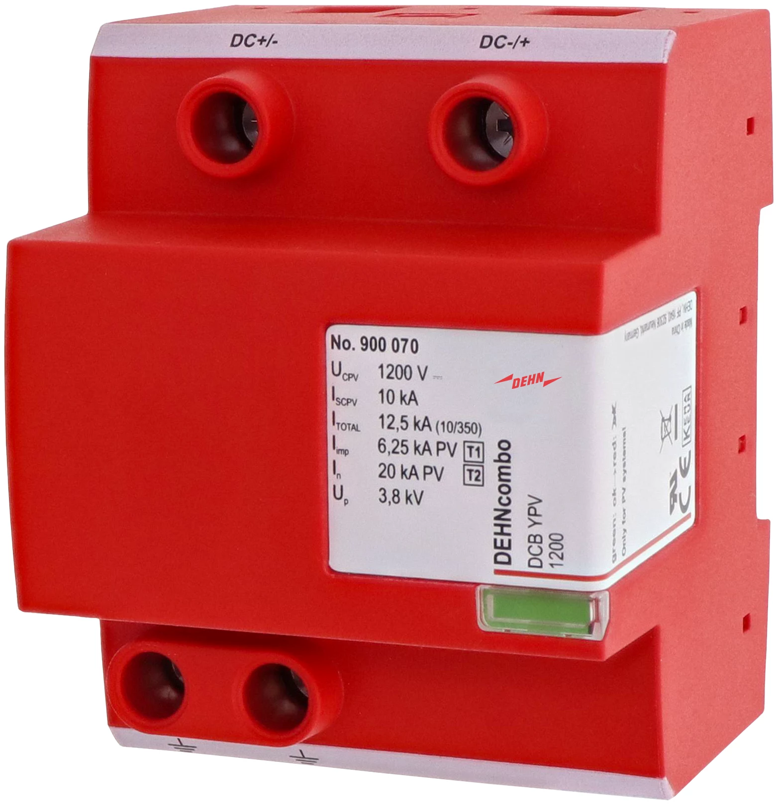 DEHN DCB YPV 1200 kombinētais zibens