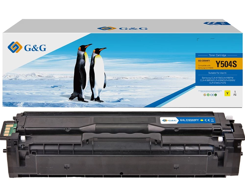 G&G saderīga tonera kasetne Samsung CLT-Y504S