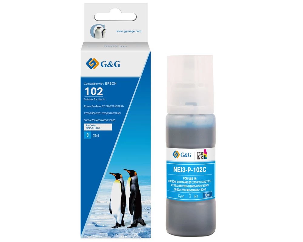 G&G saderīga tintes pudele Epson 102/C13T03R240