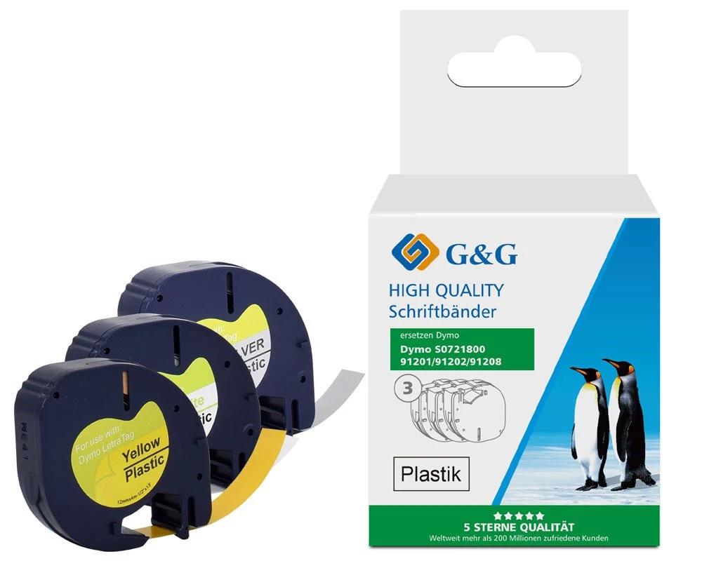 G&G TD-RL-D-91201/2/8-3P etiķešu lentes komplekts, 12