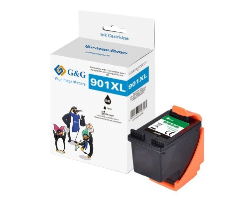 G&G saderīga HP 901XL melna tintes