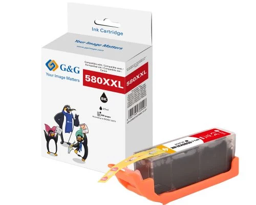G&G XXL melnā tintes kasetne, saderīga