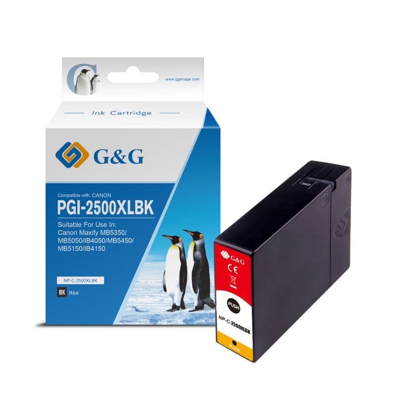 G&G saderīga tintes kasetne Canon PGI-2500XLBK