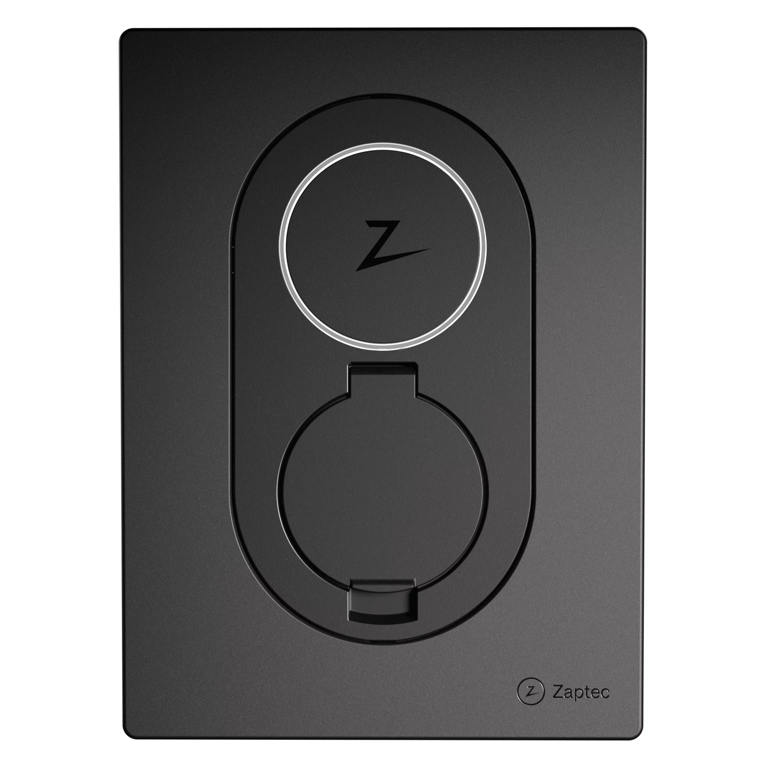 ZAPTEC Go Asphalt Black viedā mājas