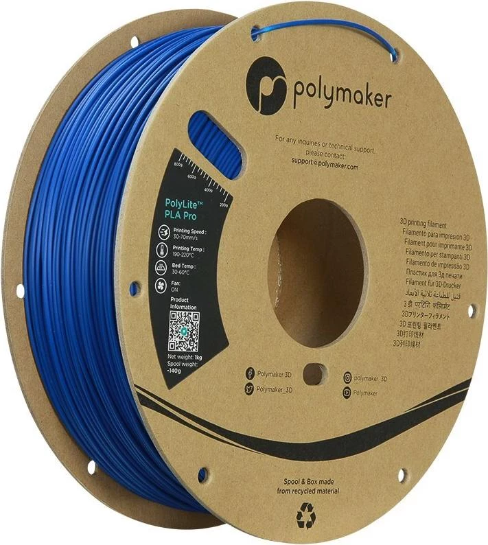 Polymaker PolyLite PLA Pro zils 1