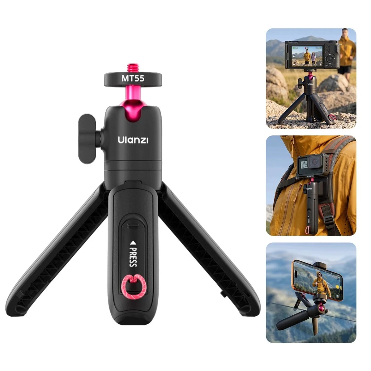 ULANZI MT-55 4-in-1 Mini tripods, selfija