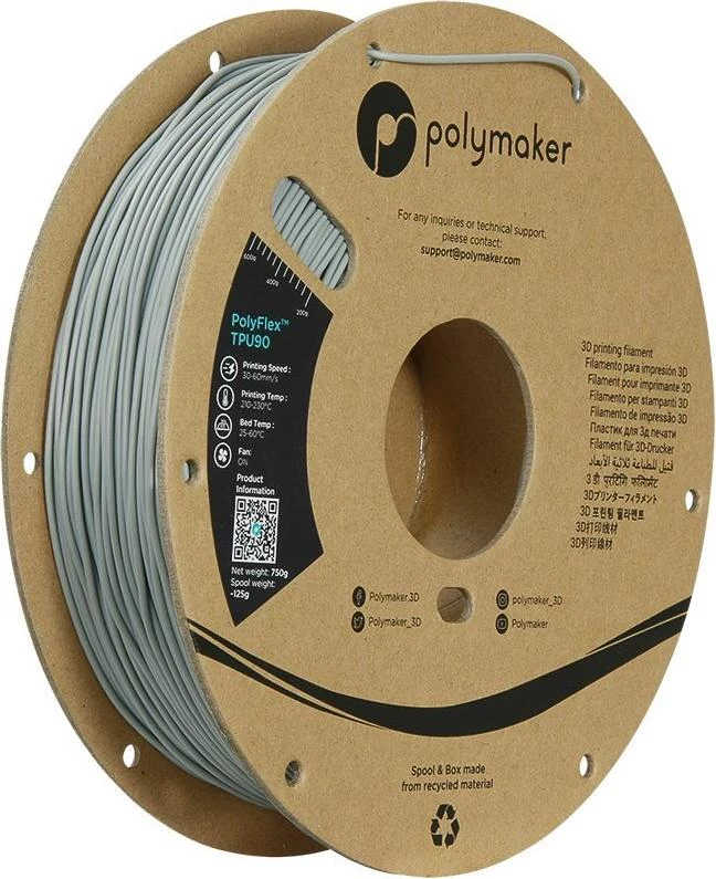 Polymaker PolyFlex TPU90 elastīgais TPU filaments