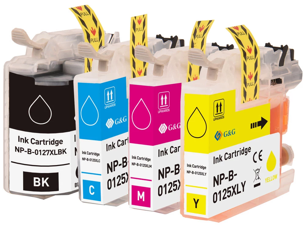 G&G 4-pack XXL tintes kasetnes, saderīgas