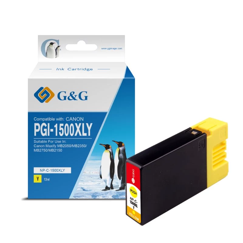 G&G saderīga Canon PGI-1500XLY High Yield