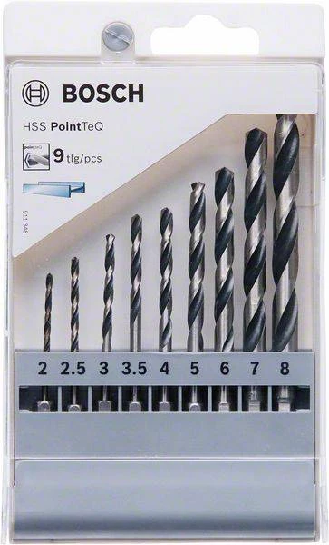 Bosch HSS PointTeQ metāla urbju komplekts