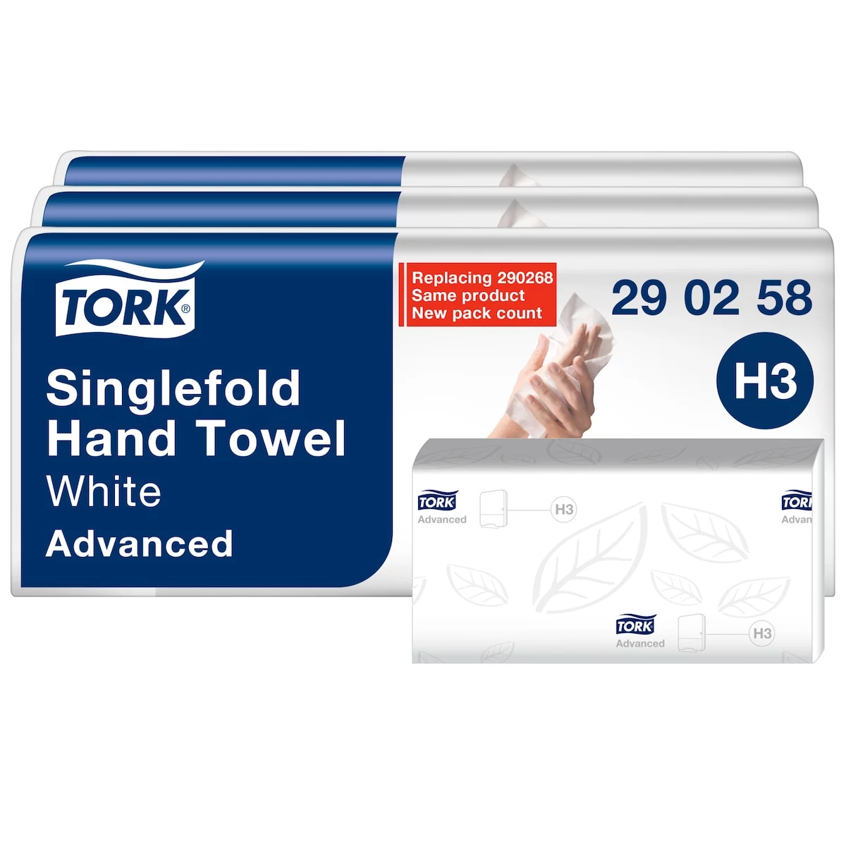 Tork Advanced H3 Z-locījuma roku dvieļi