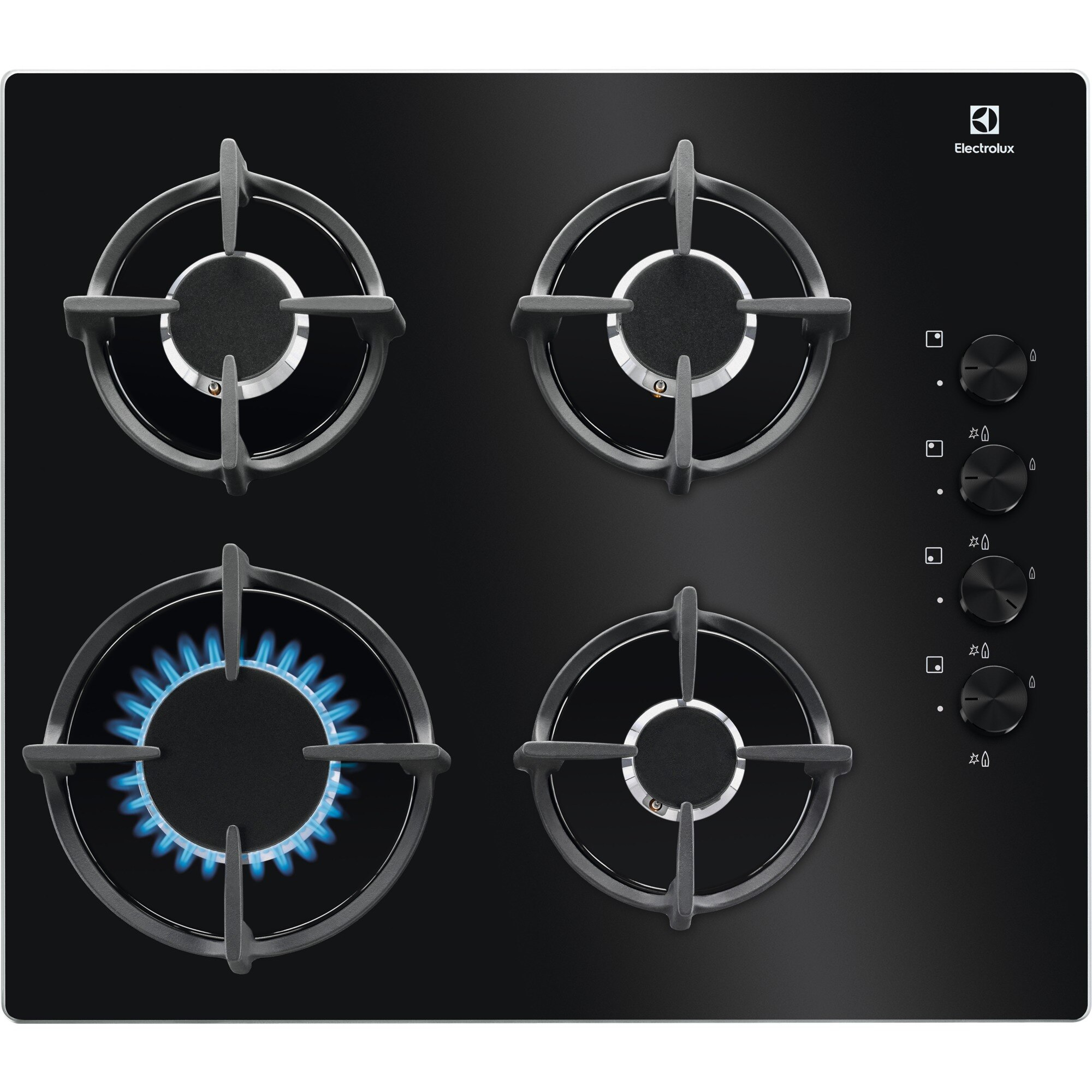 Electrolux KGG6407K gāzes plīts virsma