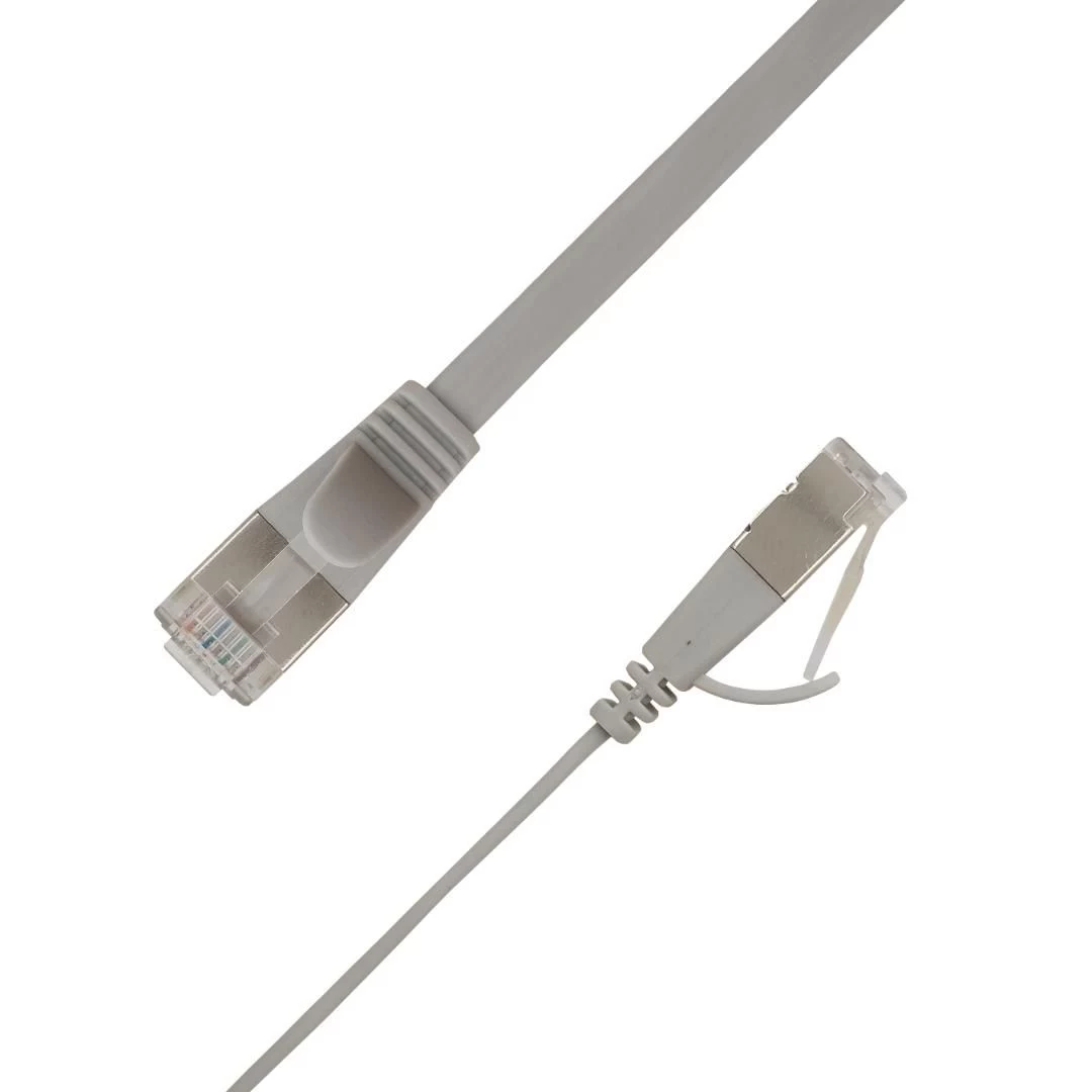 LinkIT plakanais U/FTP Cat6A pelēks 2