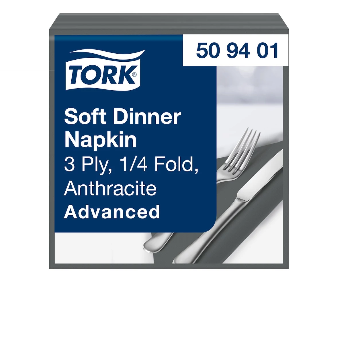 TORK Soft Dinner Advanced tumši pelēkās