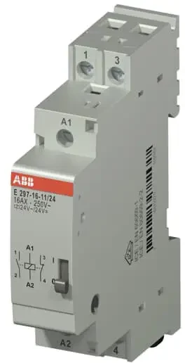 ABB instalācijas relejs E297-16-11/24, 24 V