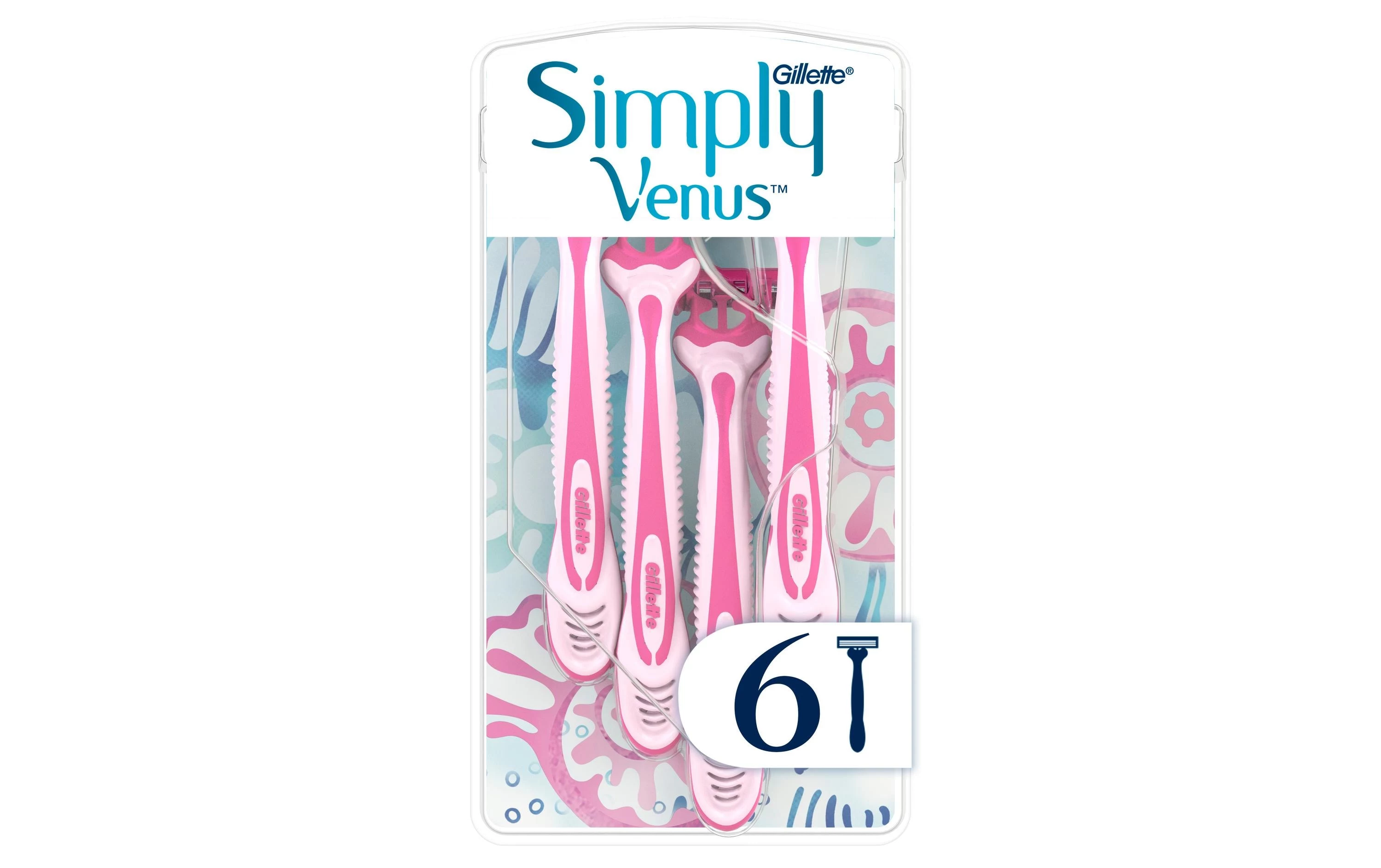 Gillette Simply Venus 3 vienreizlietojamās skuvekļi