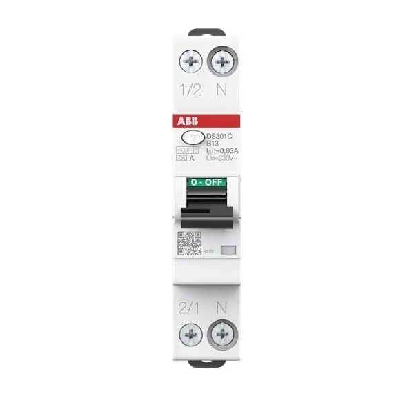 ABB DS301CA-B13/0.03 RCBO 1P+N 13A