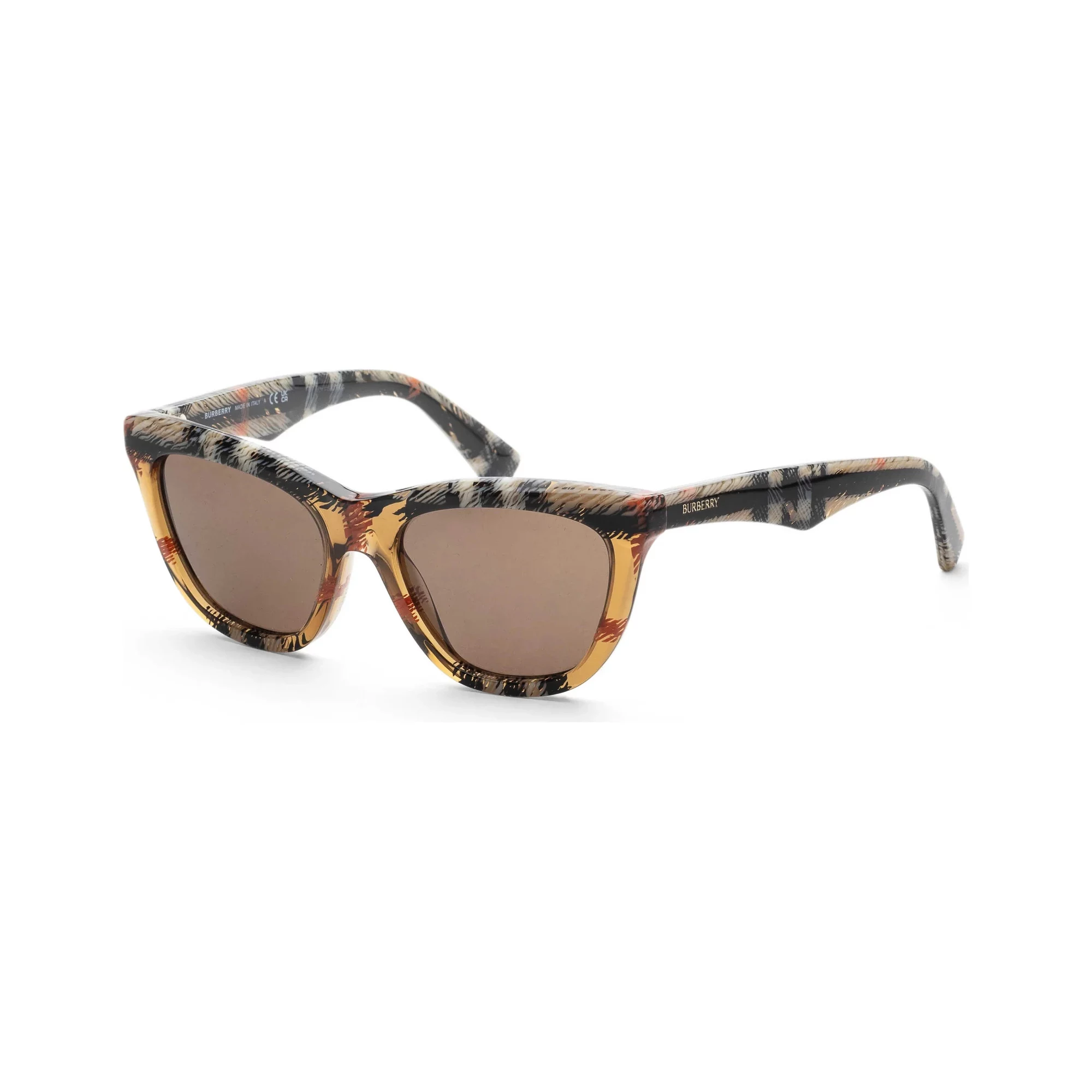 Burberry BE4435F414673 sieviešu saulesbrilles, tumši havannas